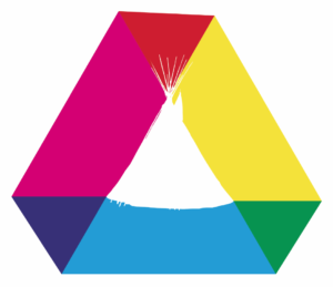 tri-color tipi graphic design