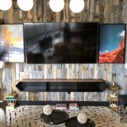 Floating TV console